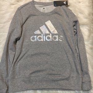 adidas glitter crew neck